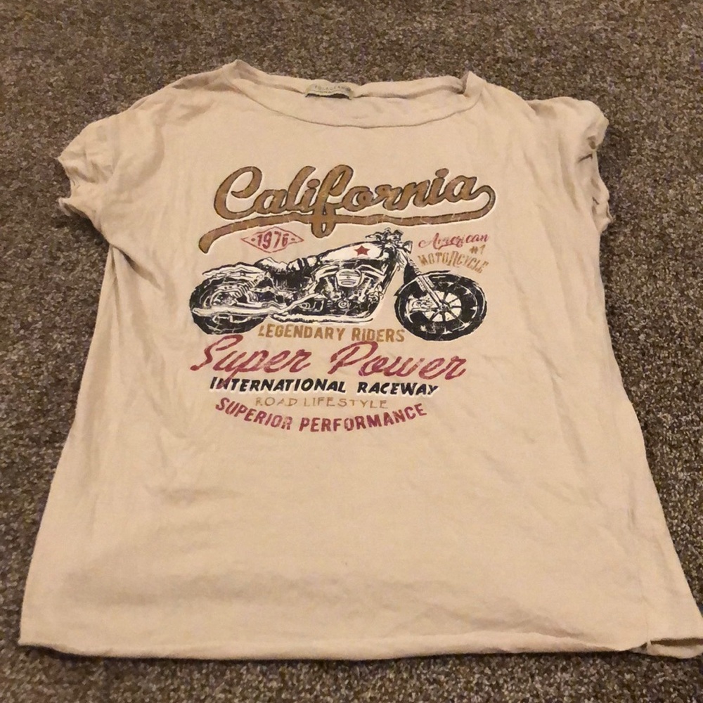 Tan t-shirt